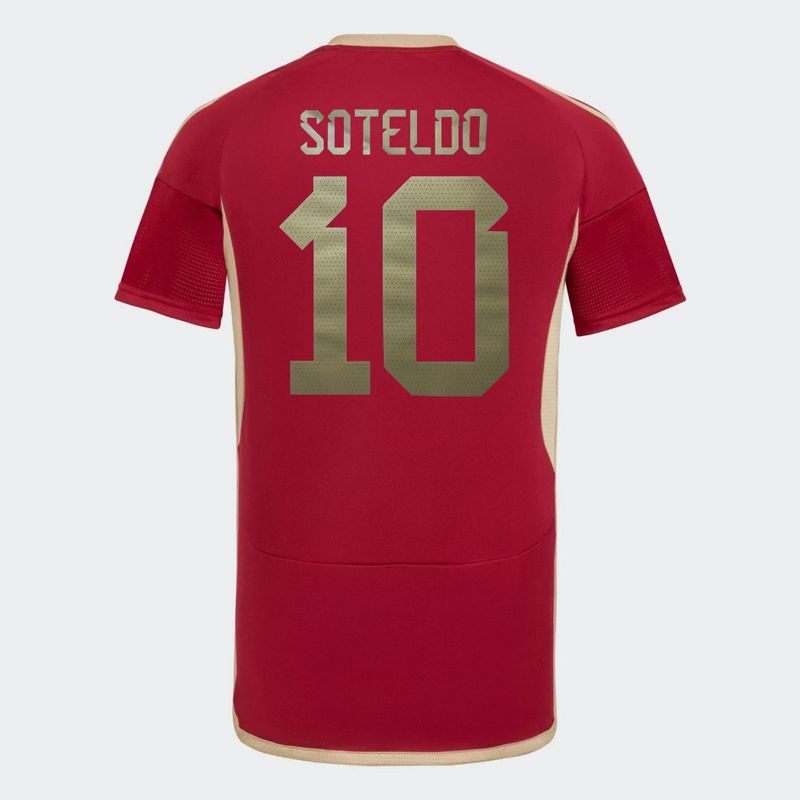 Venezuela Home Soccer Jersey 2024 Soteldo #10