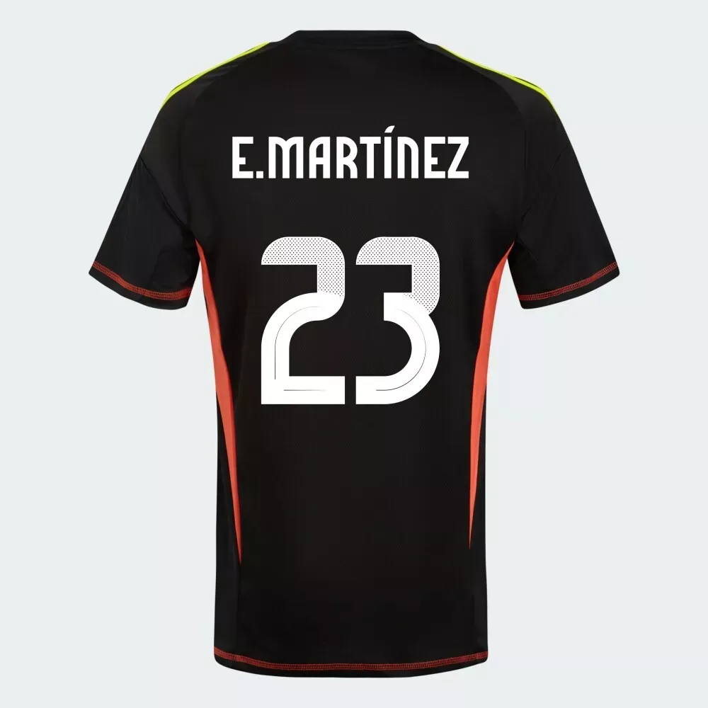 E. Martinez #23 Argentina Copa America 2024 Black Goalkeeper Jersey E. Martinez #23 Argentina Copa America 2024 Black Goalkeeper Jersey