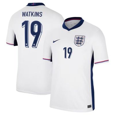 Ollie Watkins England Euro Cup Home White Jersey 2024
