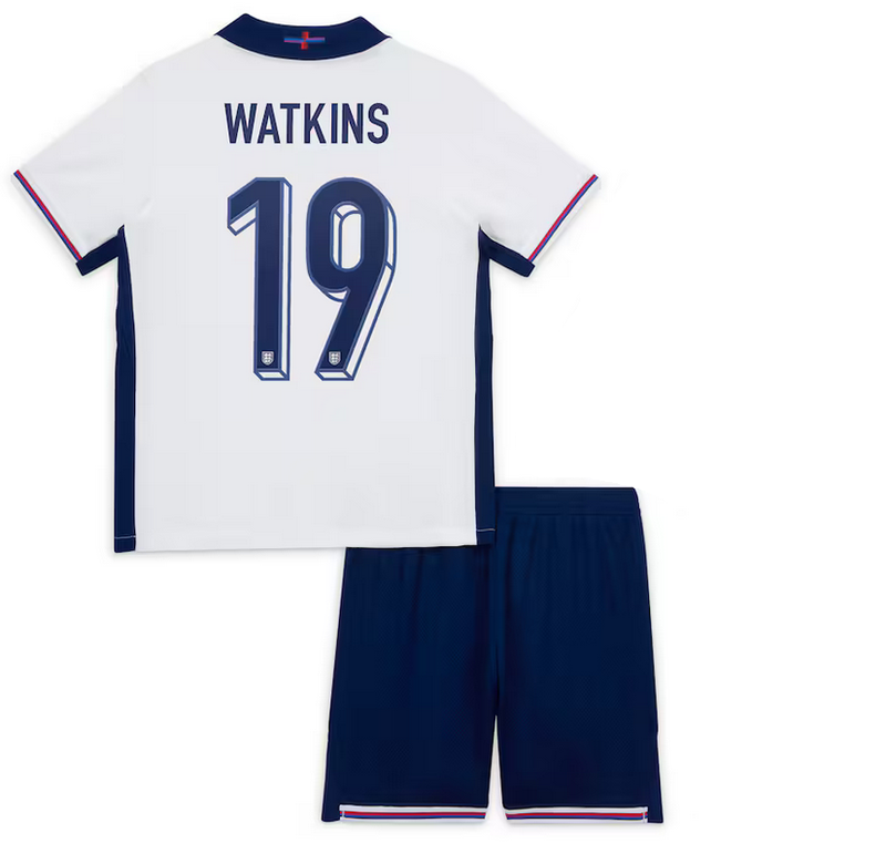 OLLIE WATKINS England Euro Home Soccer Kids Kit 2024