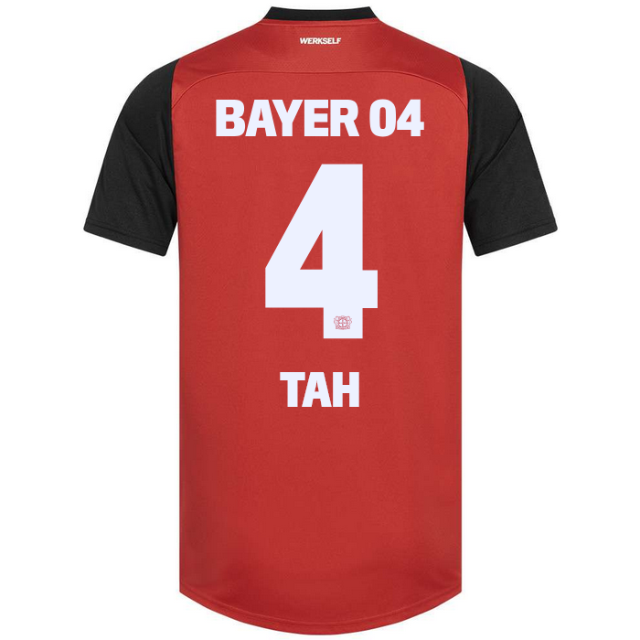 TAH Bayer 04 Leverkusen Home Red Soccer Jersey 24-25