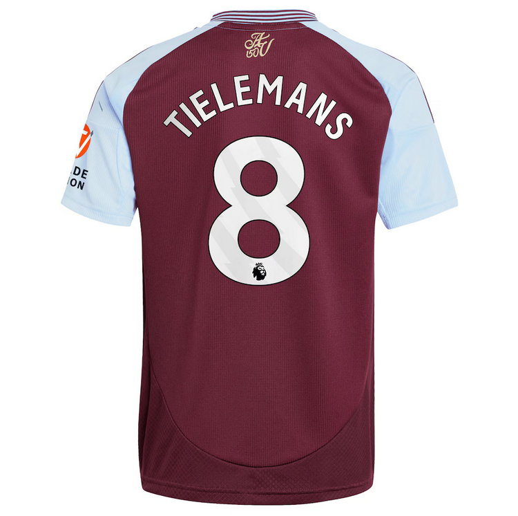 Tielemans #8 Aston Villa Home Soccer Jersey 24-25