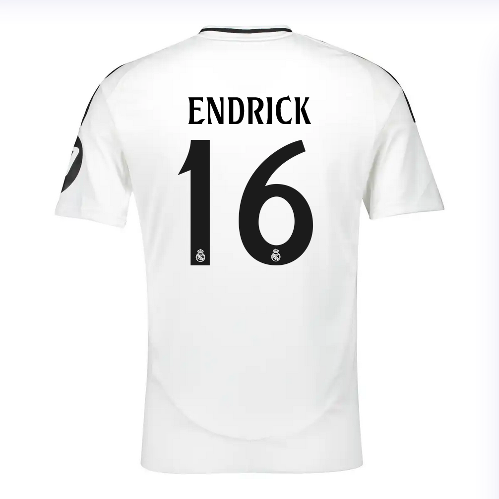 【期間限定送料無料】 Home Madrid Real #16 ENDRICK Soccer 24-25 Jersey ウェア