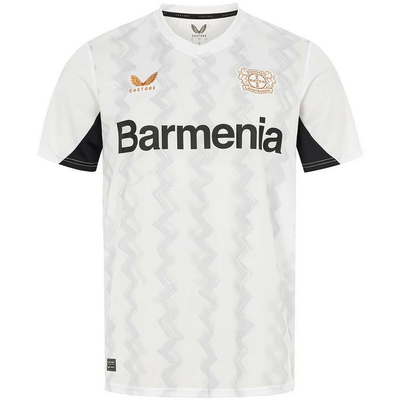 WIRTZ #10 Bayer 04 Leverkusen Away White Soccer Jersey 24-25