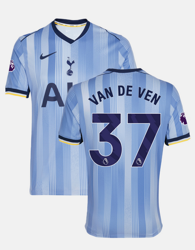 Van De Ven #37 Tottenham Hotspur F.C. Away Soccer Jersey 24-25