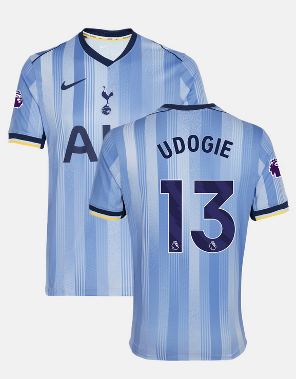 Udogie #13 Tottenham Hotspur F.C. Away Soccer Jersey 24-25