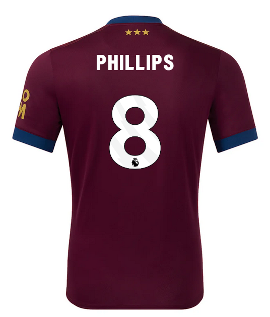 Phillips #8 Ipswich Town Away Soccer Jersey 24-25