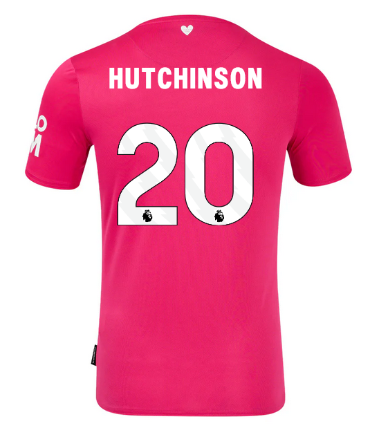 Hutchinson #20 Ipswich Town Third Pink Soccer Jersey 24-25