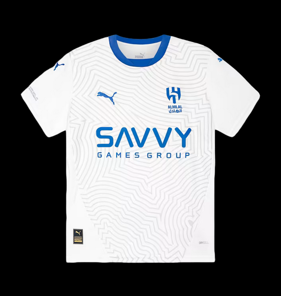 Al Hilal SFC Away White Soccer Jersey 24-25