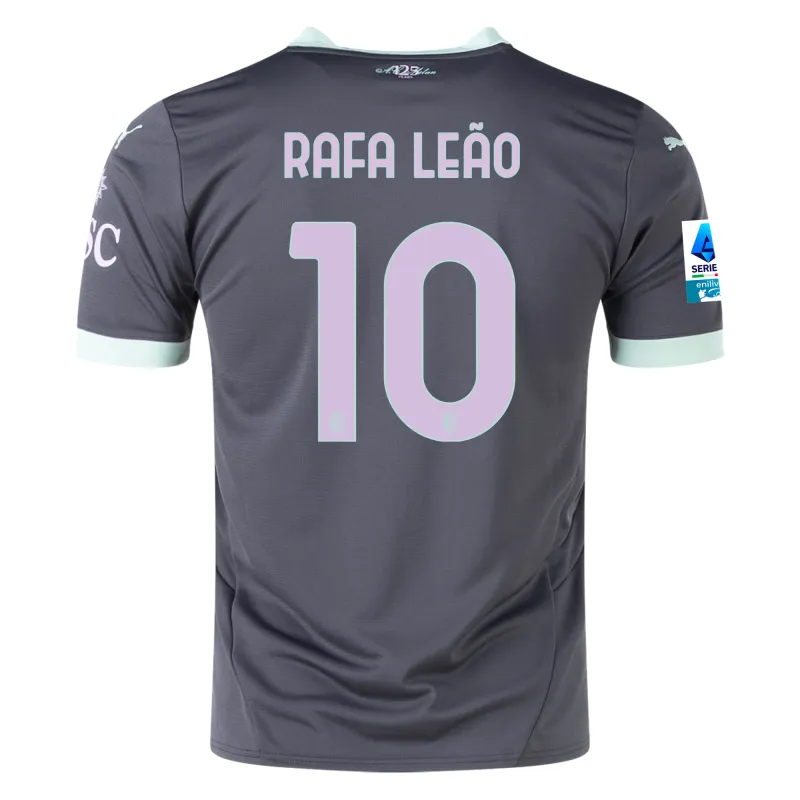 Rafa Leao #10 AC Milan Third Soccer Jersey 24-25