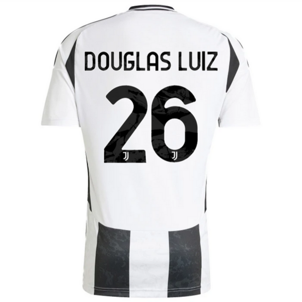 Douglas Luiz #26 Juventus Home Soccer Jersey 24-25