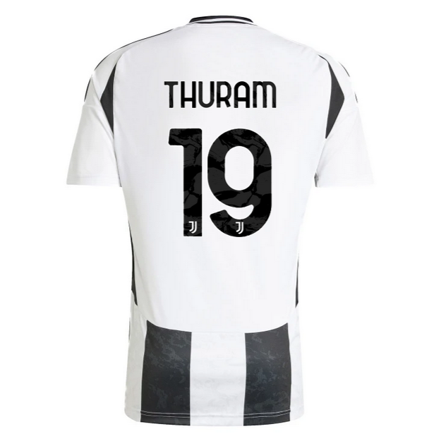 Thuram #19 Juventus Home Soccer Jersey 24-25