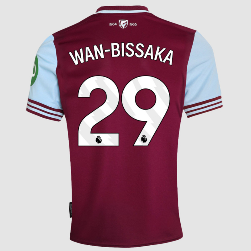 Wan-Bissaka #29 West Ham United Home Soccer Jersey 24-25
