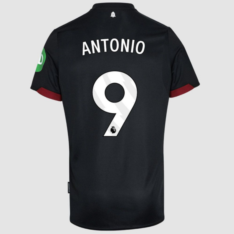 Antonio #9 West Ham United Away Black Soccer Jersey 24-25