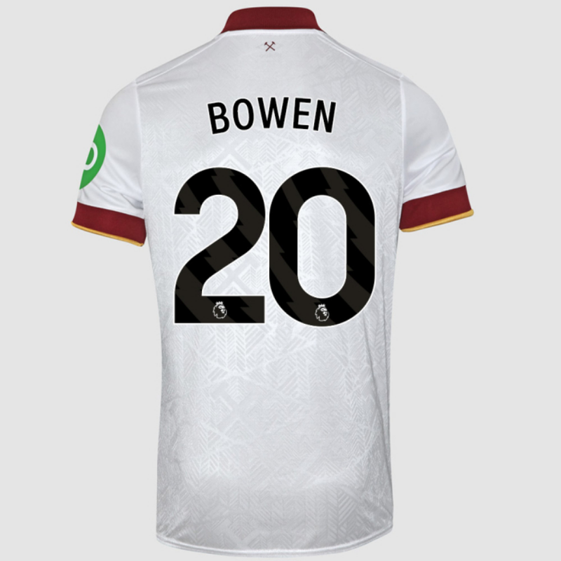 Bowen #20 West Ham United Third White Soccer Jersey 24-25