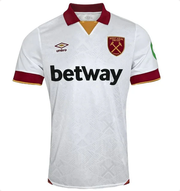 West Ham United Third White Soccer Jersey 24-25
