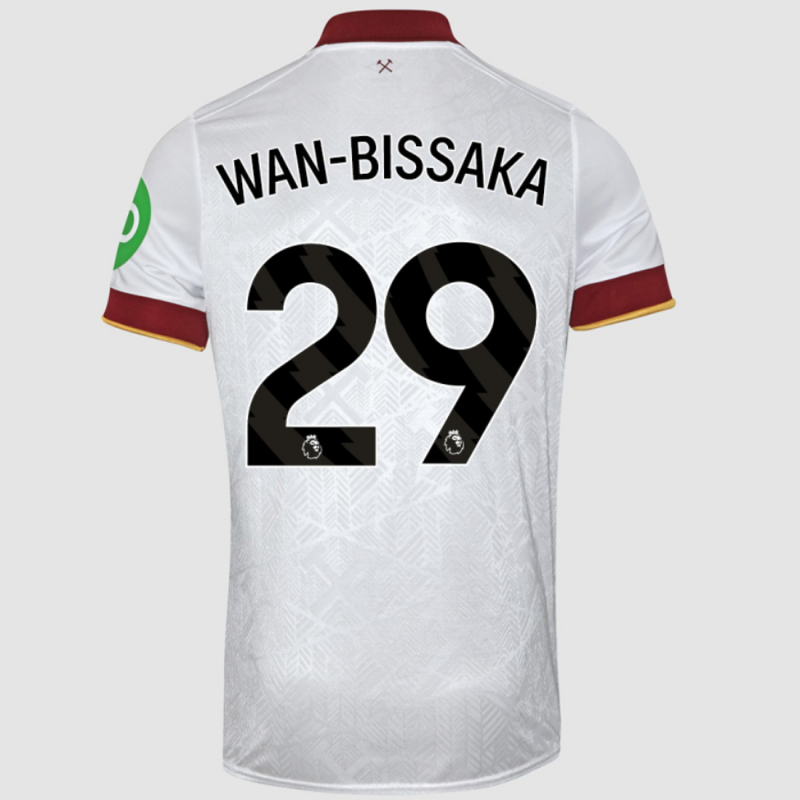 Wan-Bissaka #29 West Ham United Third White Soccer Jersey 24-25