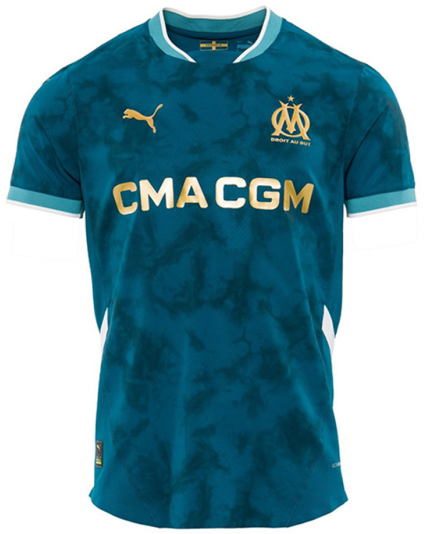 Marseille Away Soccer Jersey 24-25