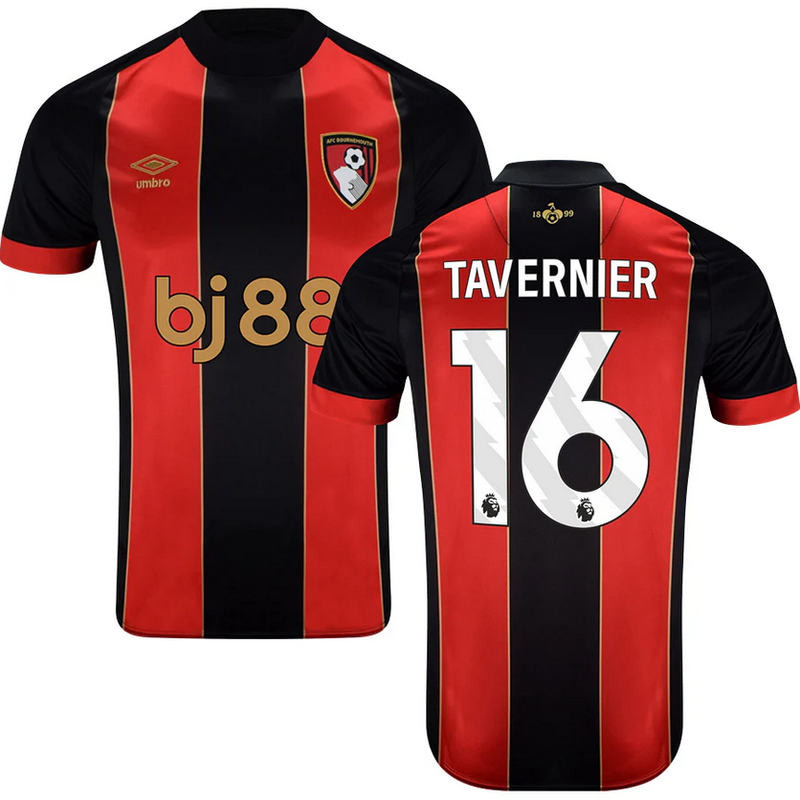 Tavernier #16 AFC Bournemouth Home Soccer Jersey 24-25