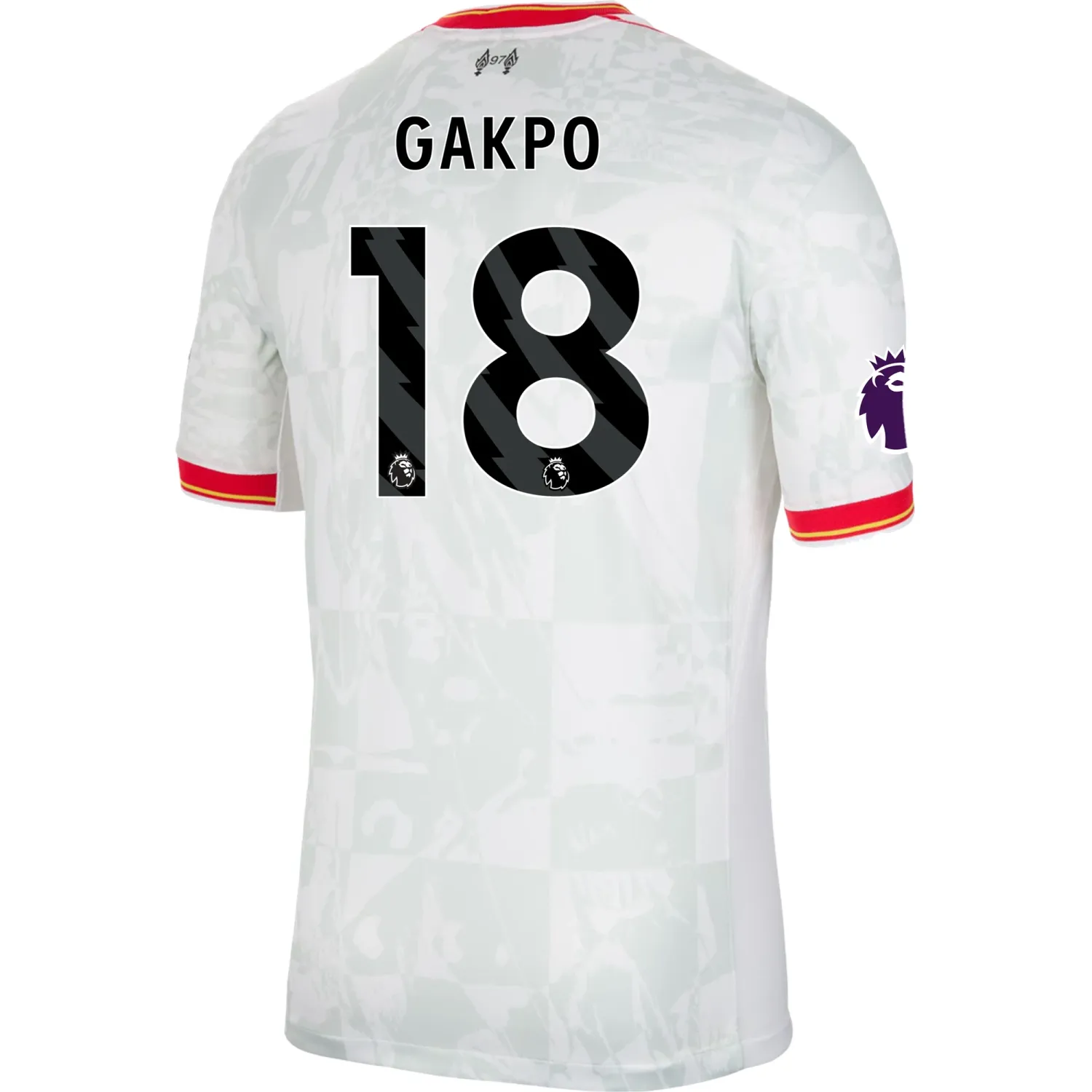 Gakpo #18 Liverpool Third White Soccer Jersey 24-25