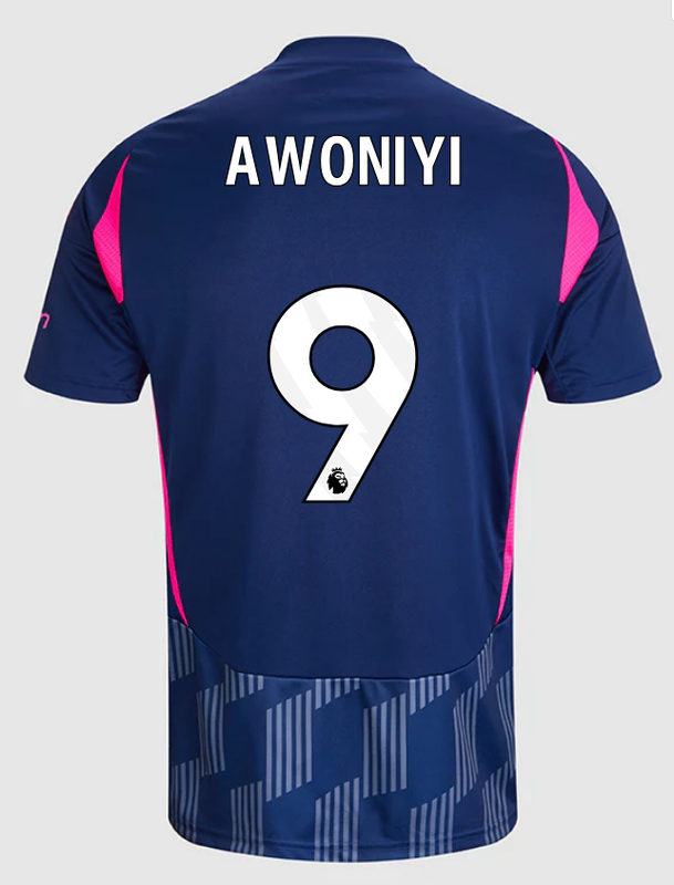 Awoniyi #9 Nottingham Forest F.C. Away Soccer Jersey 24-25