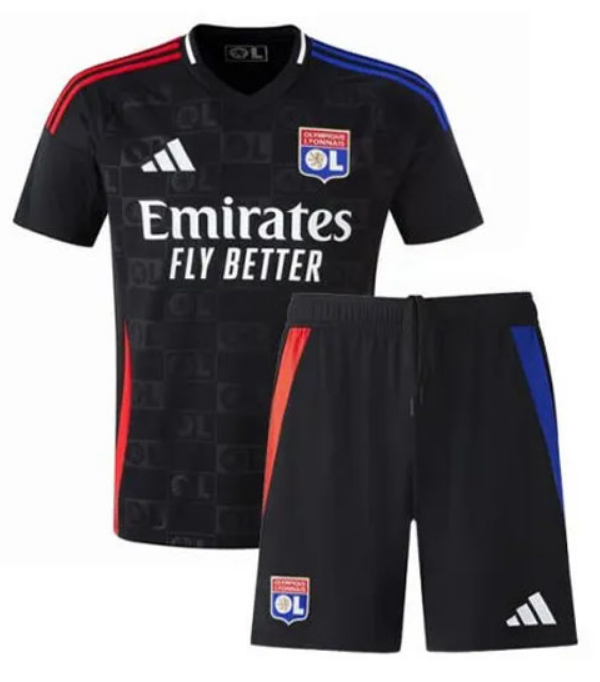 Olympique Lyonnais Away Jersey Kids Kit 24-25