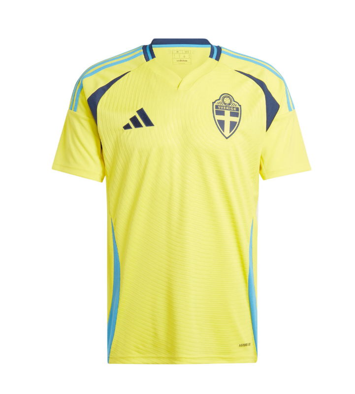 Sweden National Home Yellow Soccer Jersey 24-25