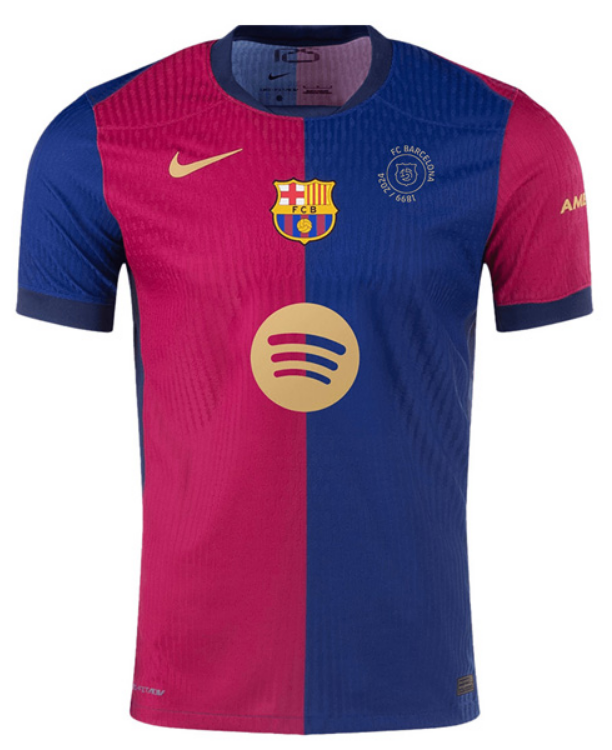 Barcelona 125th Anniversary Home Player Version Jersey 2025
