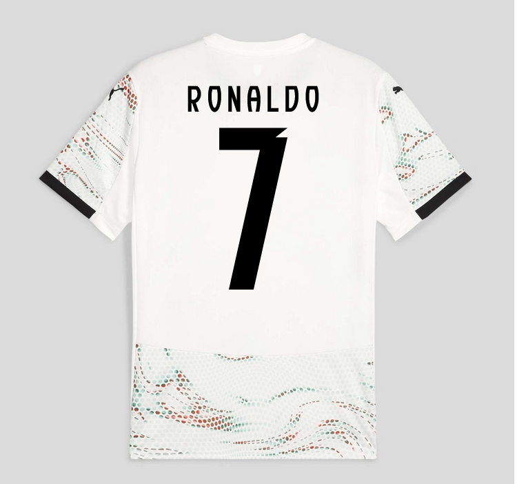 Ronaldo #7 Portugal Away Soccer Jersey 2025