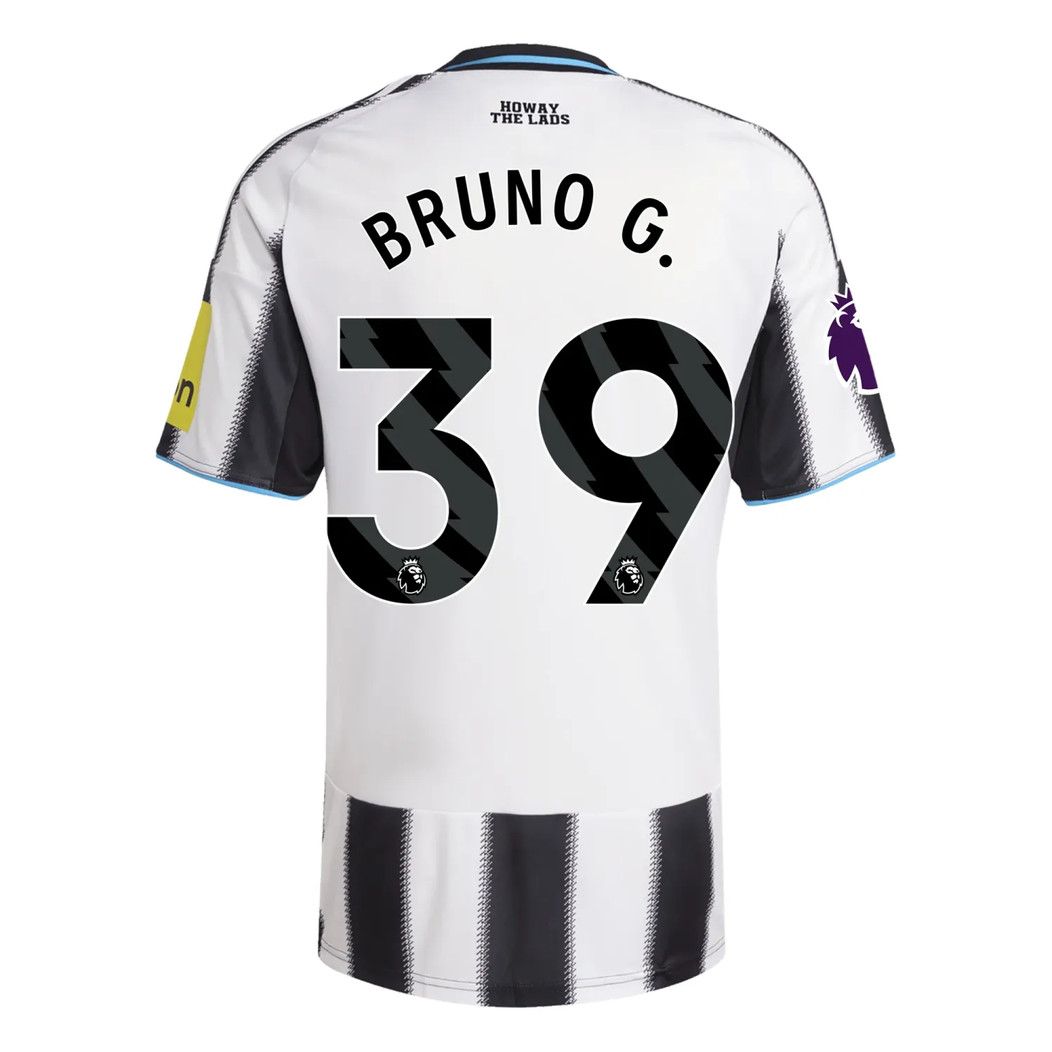 Newcastle United BRUNO G. 39番シャツ Newcastle United Home Soccer Jersey 25-26 BRUNO G. #39