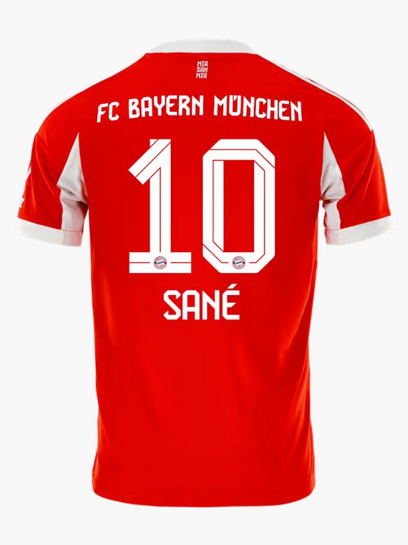 Bayern Munich Home Red Soccer Jersey 25-26 Sané #10