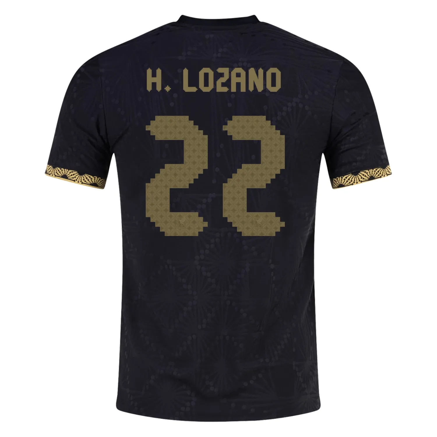 Mexico Third Gold Cup Jersey (Player Version) 2025 H. Lozano #22