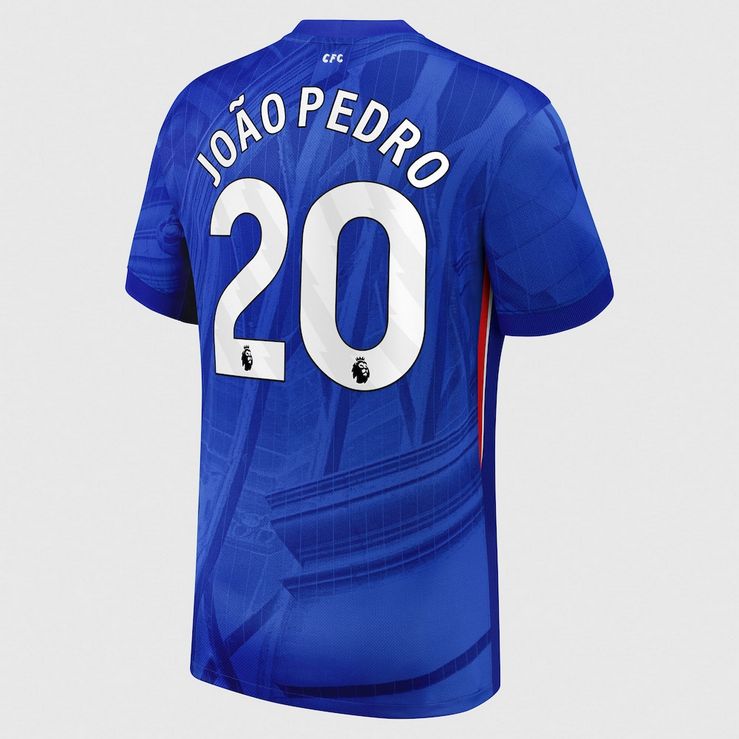 Chelsea FC ユニホーム JOAO PEDRO 20 Chelsea Home Soccer Jersey 25-26 JOAO PEDRO #20