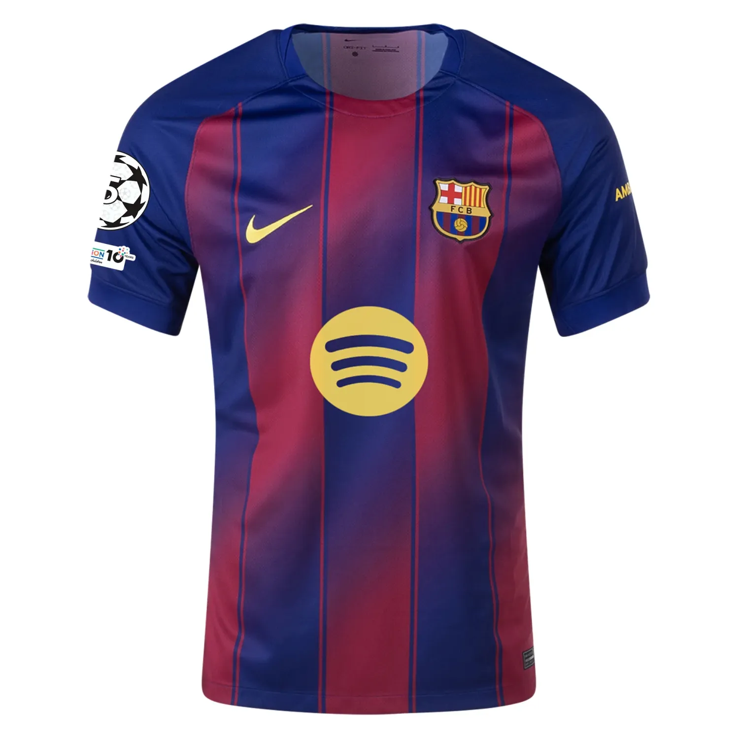 Barcelona UCL Home Soccer Jersey 25-26 Lamine Yamal #10
