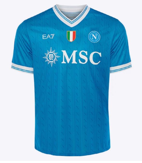 Napoli Home Soccer Jersey 25-26 De Bruyne #11
