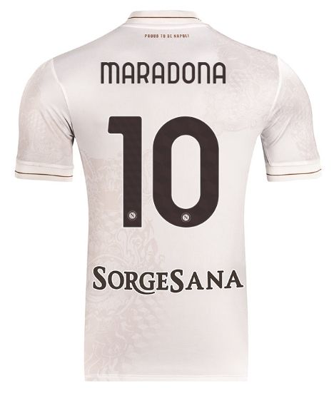 Napoli Away Soccer Jersey 25-26 Maradona #10