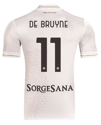 ナポリ アウェイ #11 デブライネ M Napoli Away Soccer Jersey 25-26 De Bruyne #11