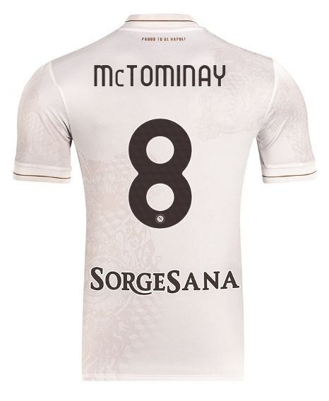 Napoli Away Soccer Jersey 25-26 McTominay #8