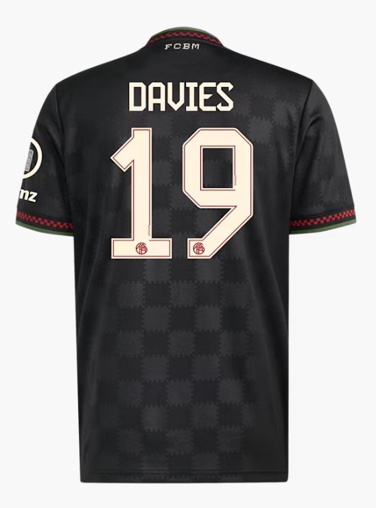 Bayern Munich Third Soccer Jersey 25-26 Davies #19