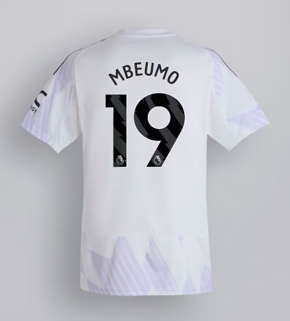 Manchester United Away Soccer Jersey 25-26 Mbuemo #19