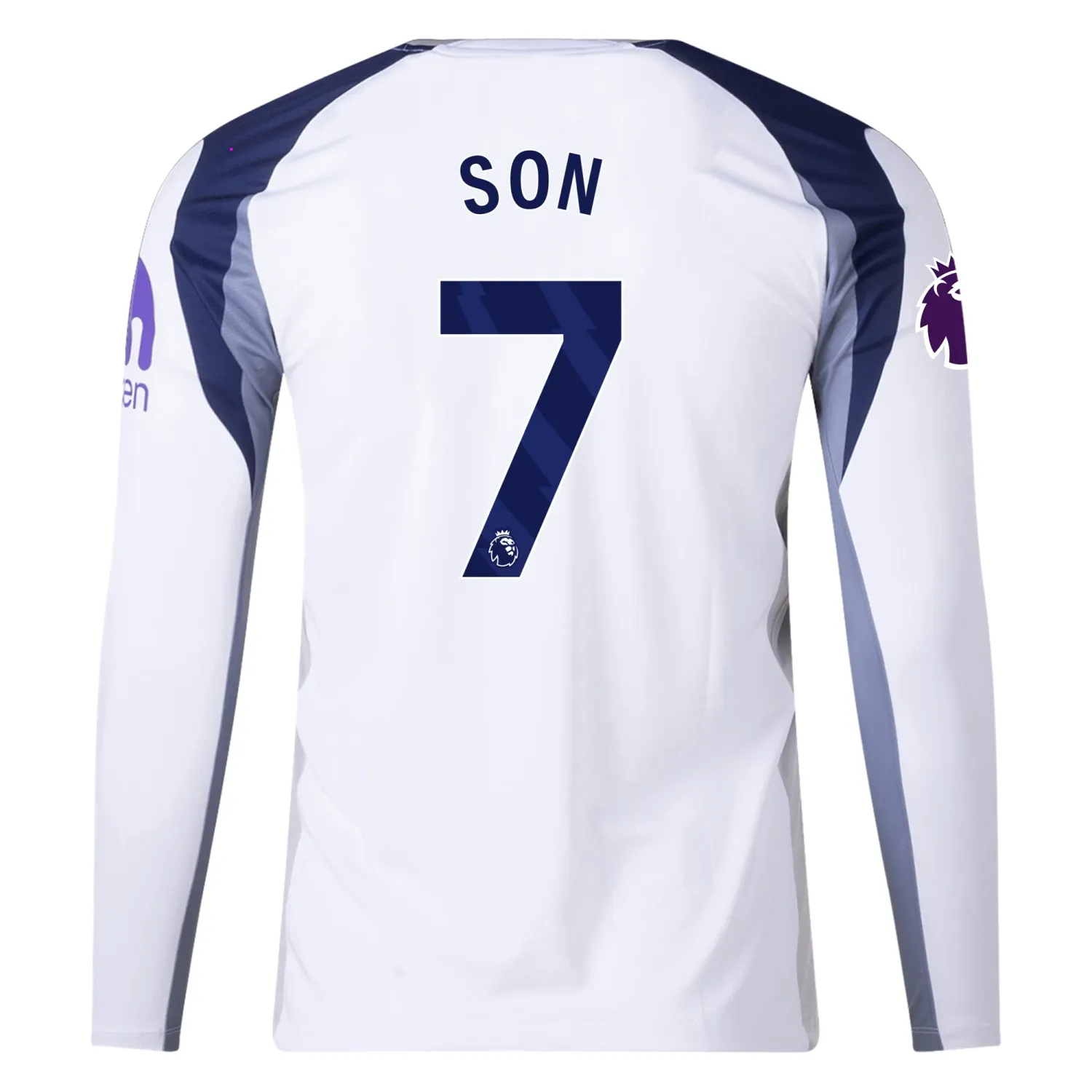 Tottenham Hotspur F.C. Home Soccer Jersey 25-26 Long Sleeve SON #7