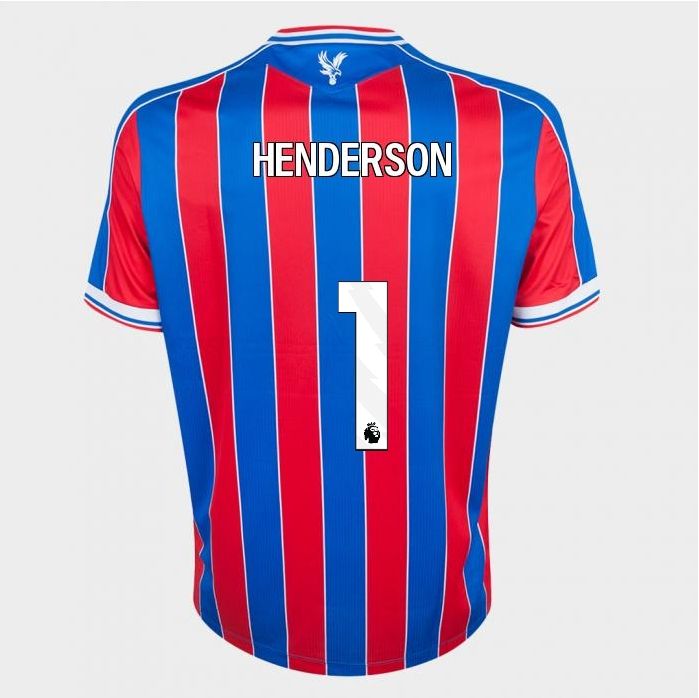 Crystal Palace Home Soccer Jersey 25-26 HENDERSON #1