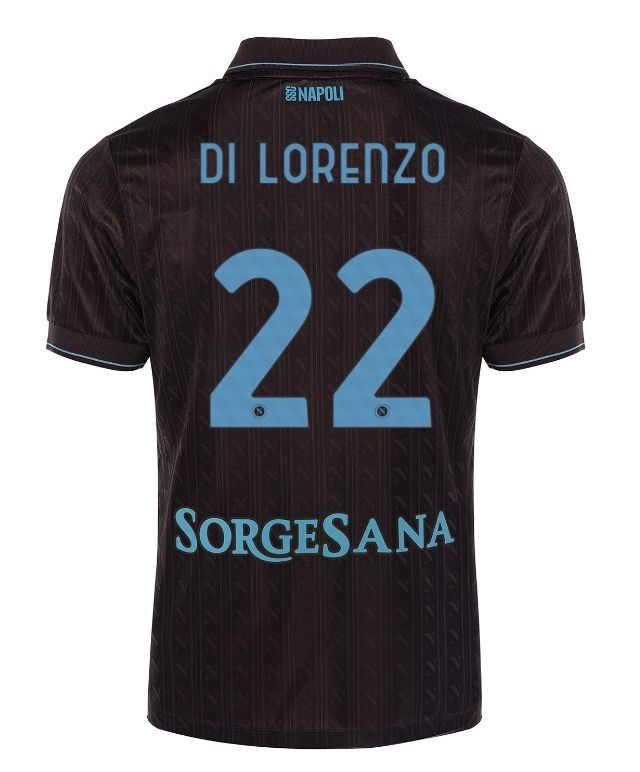 Napoli Third Soccer Jersey 25-26 Di Lorenzo #22