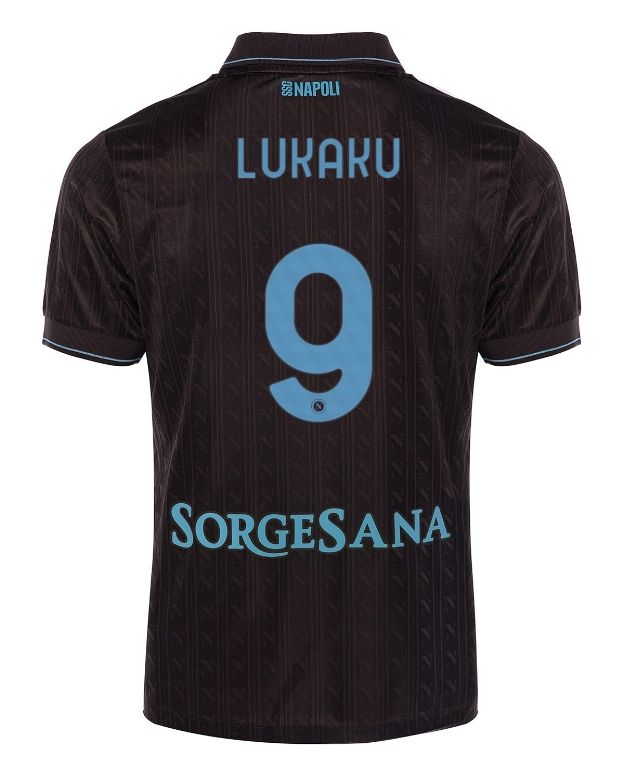 Napoli Third Soccer Jersey 25-26 Lukaku #9