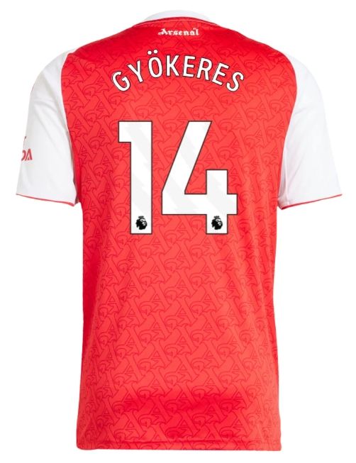Arsenal Home Soccer Jersey 25-26 Gyökeres #14