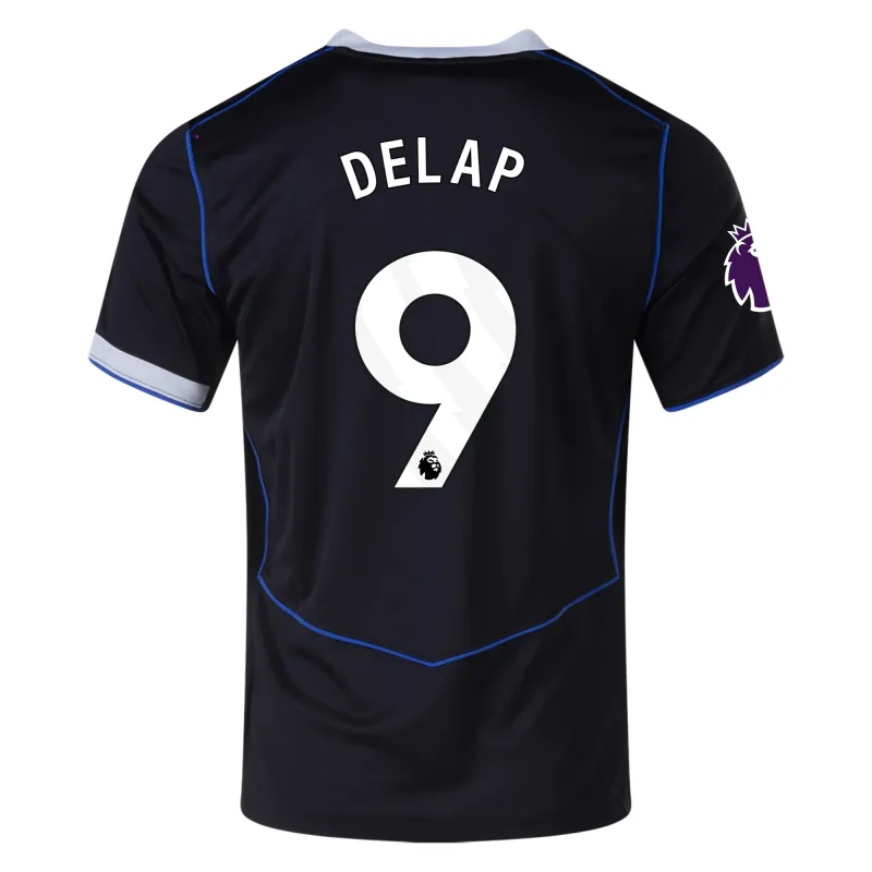 Chelsea Third Black Soccer Jersey 25-26 Delap #9