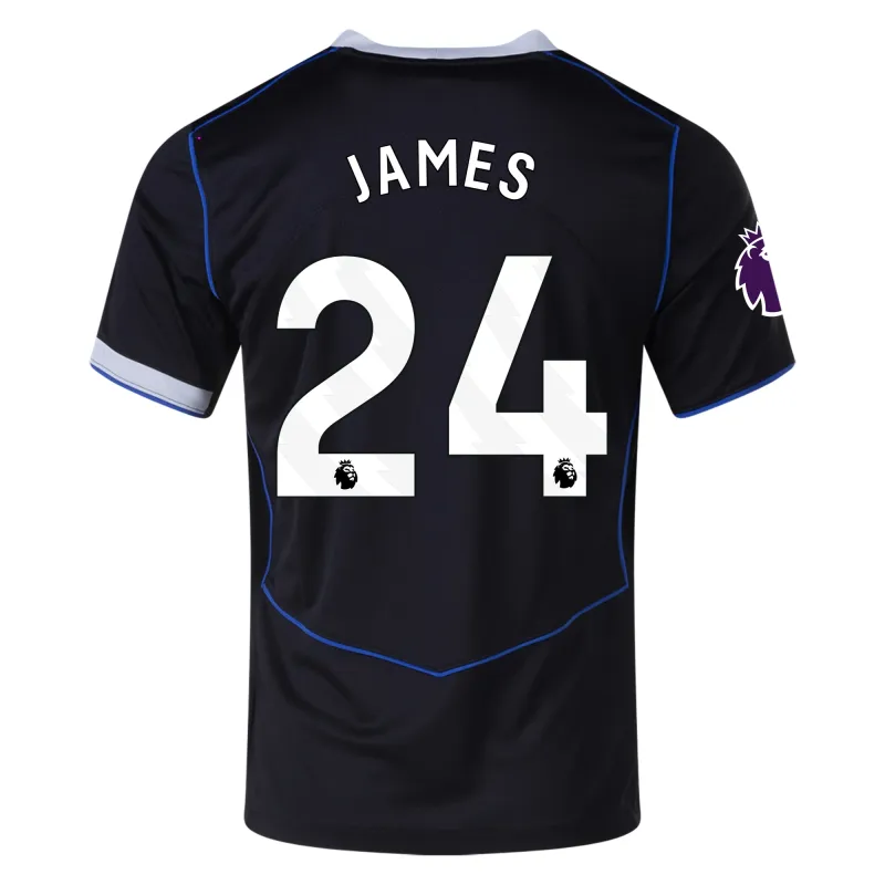 Chelsea Third Black Soccer Jersey 25-26 James #24
