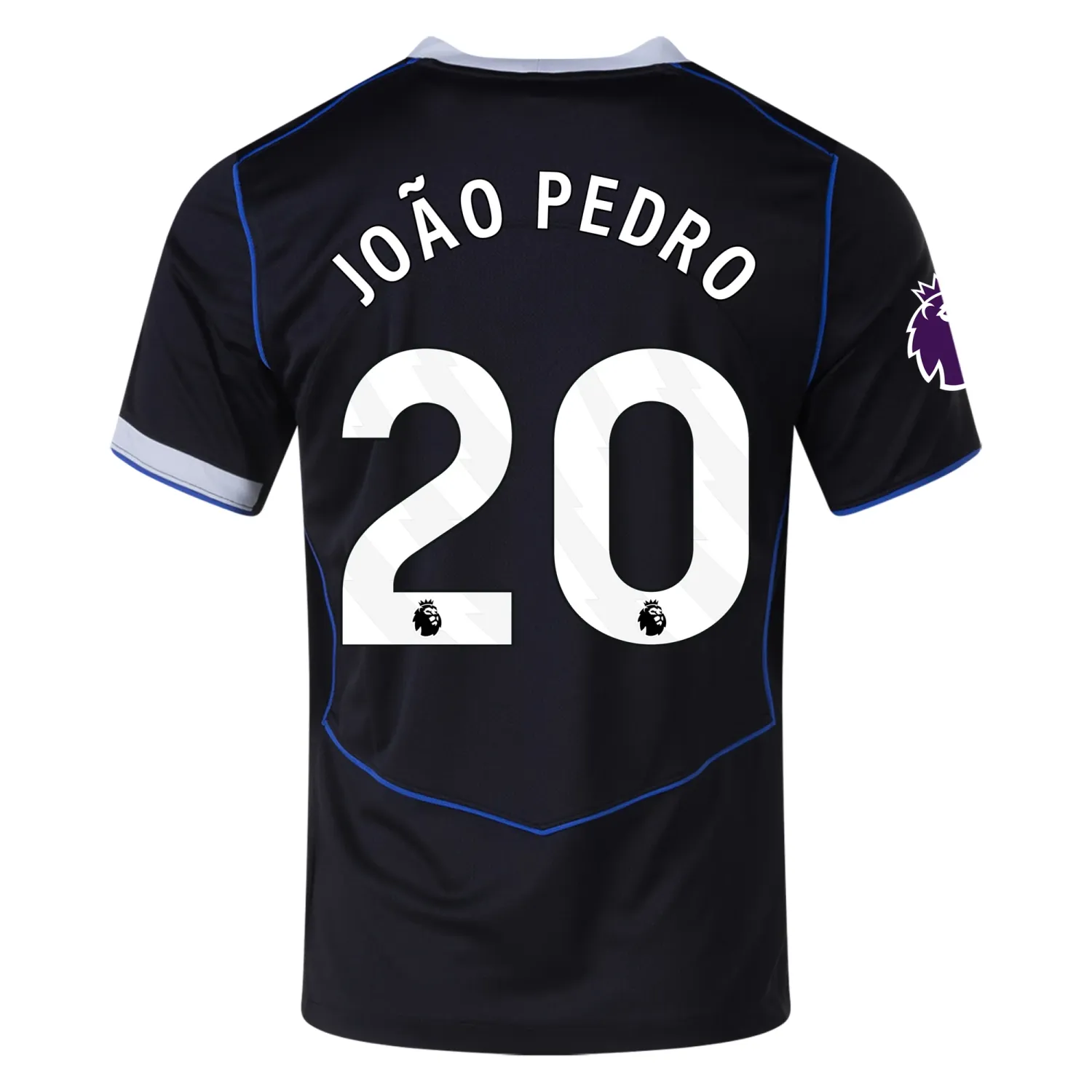 Chelsea Third Black Soccer Jersey 25-26 Joao Pedro #20