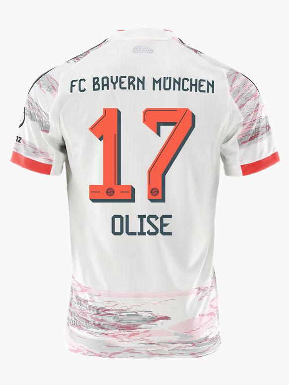 Bayern Munich Away Soccer Jersey 25-26 OLISE #17