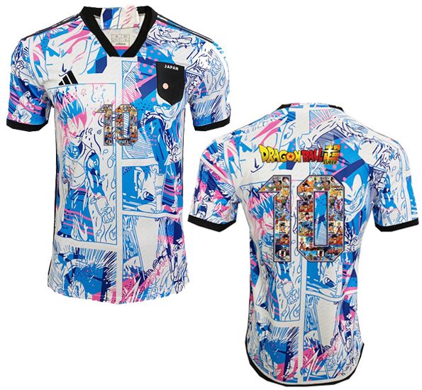 Japan Anime 22/23 Dragon Ball Jerseys Special Edition ( Player Version):Front Side And Backside 